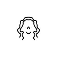 hair icon vector design templates simple