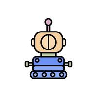 robot icon vector design templates