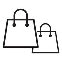 shopping bag icon vector design template