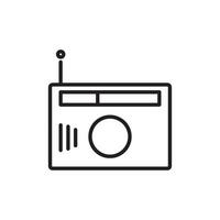 radio icon vector design templates