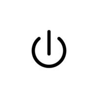 shutdown icon vector design template