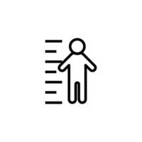 height icon vector design templates simple