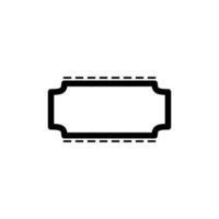 ticket icon vector design templates