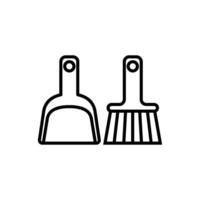 dustpan icon vector design templates