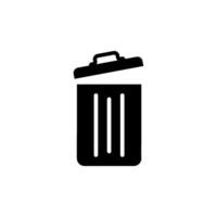 trash icon vector design templates