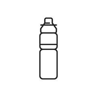 botella icono vector diseño modelo