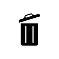 trash icon vector design templates