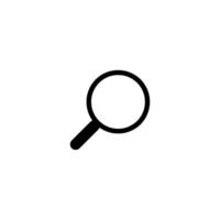 magnifying glass icon vector design template