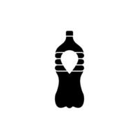 el plastico botella icono vector diseño plantillas