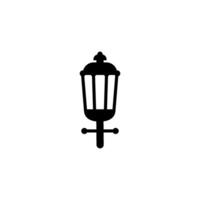 jardín lámpara icono vector diseño plantillas sencillo