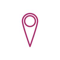 location  map pin icon vector design template