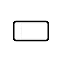 ticket icon vector design templates