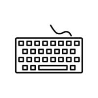 teclado icono vector diseño modelo