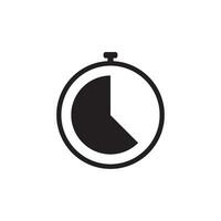 watch and clock time icon vector design template