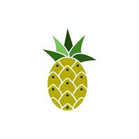 piña icono diseño plantillas sencillo vector