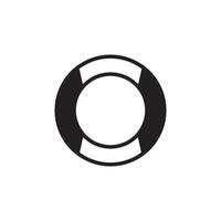 lifebuoy icon vector design template