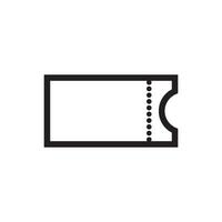 ticket icon vector design templates