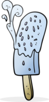 mão desenhado desenho animado gelo pirulito png