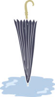 flat color illustration of umbrella png