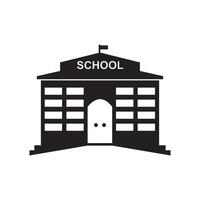 school building of school house icon vector design template