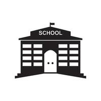 school building of school house icon vector design template