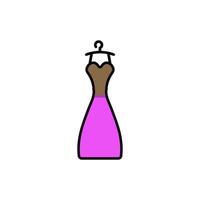 women dress icon vector design template