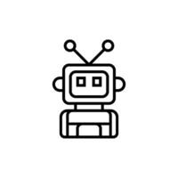 robot icon vector design templates