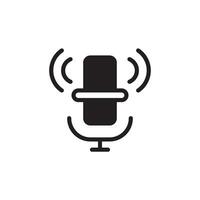 microphone icon vector design templates