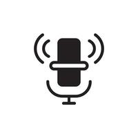 microphone icon vector design templates