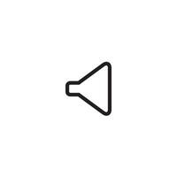 sound icon vector design templates