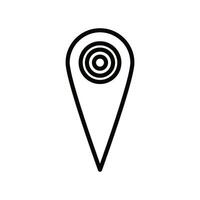 location  map pin icon vector design template