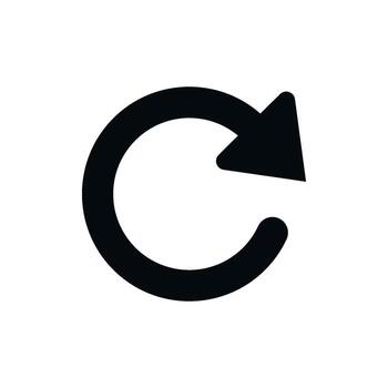 recargar icono vector diseño modelo