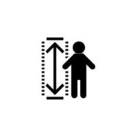 height icon vector design templates simple