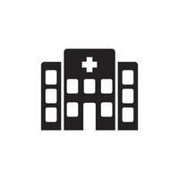 hospital icono vector diseño modelo