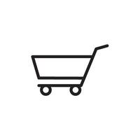 shopping cart icon design vector templates