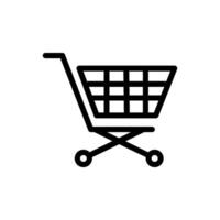 shopping cart icon vector design template