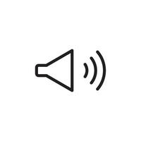 sound icon vector design templates