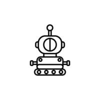 robot icono vector diseño plantillas