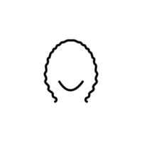 hair icon vector design templates simple