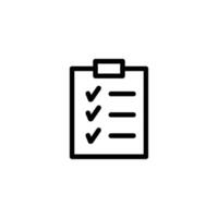 clipboard icon vector design template