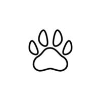 paw icon vector design template