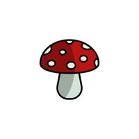 mushroom icon vector design template simple