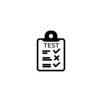 testing icon vector design templates