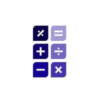 math icon vector design templates