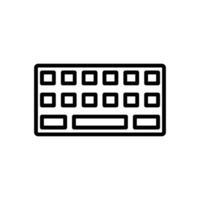 keyboard icon vector design template
