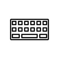 teclado icono vector diseño modelo