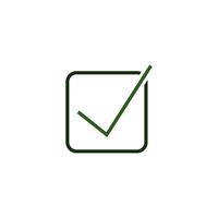 triangle check mark icon vector design templates