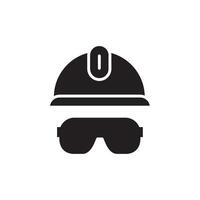 la seguridad casco icono vector diseño plantillas