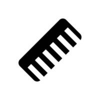 comb  icon vector design template