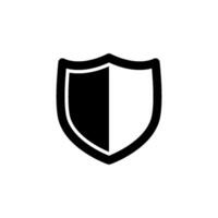 protection shield Icon Vector Design Template